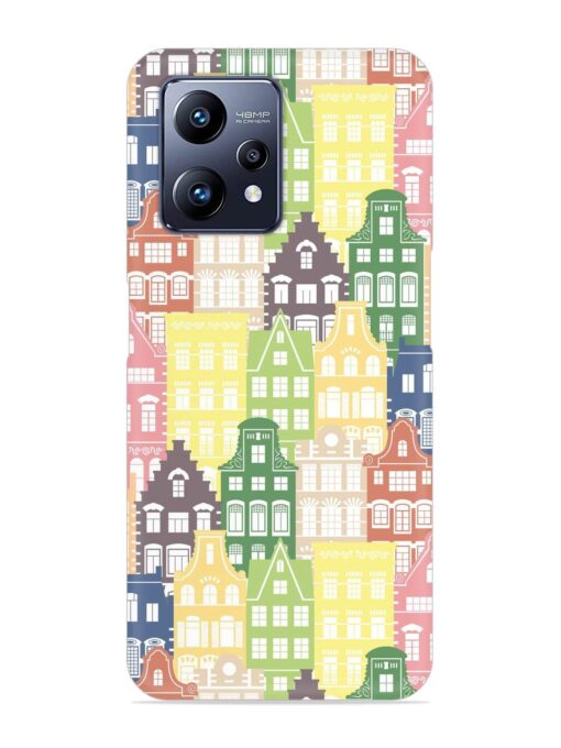 Seamless Shapes Pattern Snap Case for Realme Narzo 50 Pro Zapvi