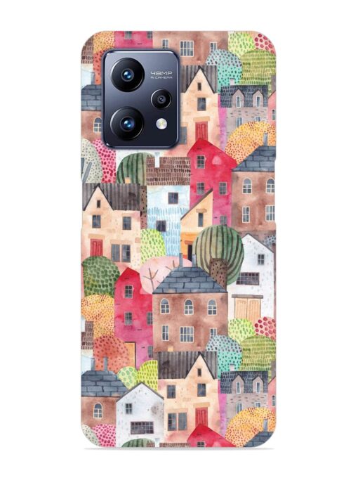 Abstract Seamless Pattern Snap Case for Realme Narzo 50 Pro Zapvi