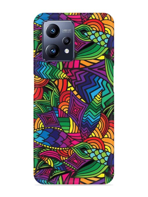 Abstract Multicolor Seamless Snap Case for Realme Narzo 50 Pro Zapvi