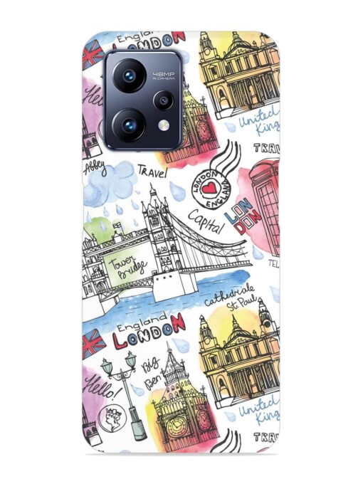 Vector London Landmark Snap Case for Realme Narzo 50 Pro Zapvi