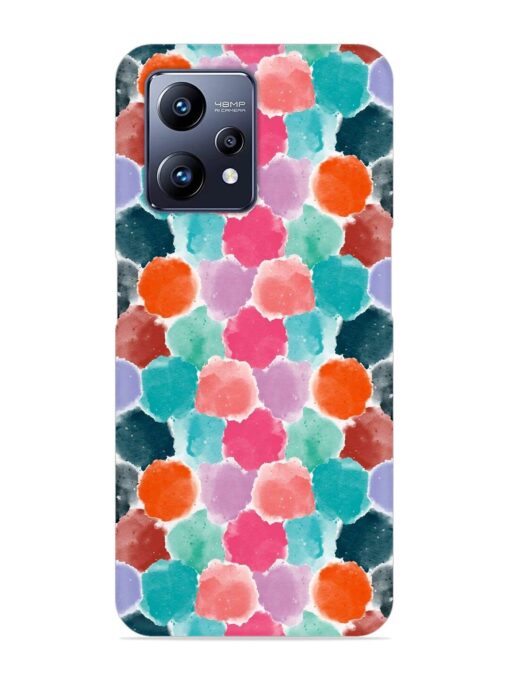 Colorful Seamless Pattern Snap Case for Realme Narzo 50 Pro Zapvi