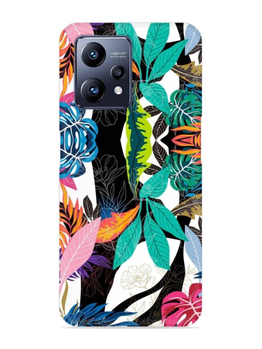 Floral Pattern Bright Snap Case for Realme Narzo 50 Pro Zapvi