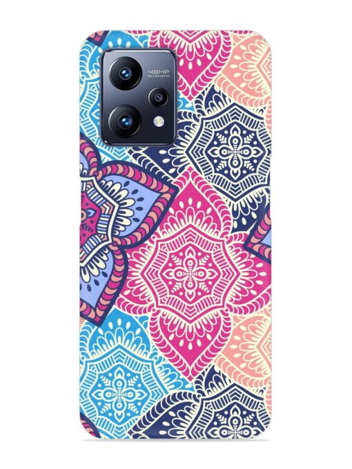 Ethnic Floral Seamless Snap Case for Realme Narzo 50 Pro Zapvi