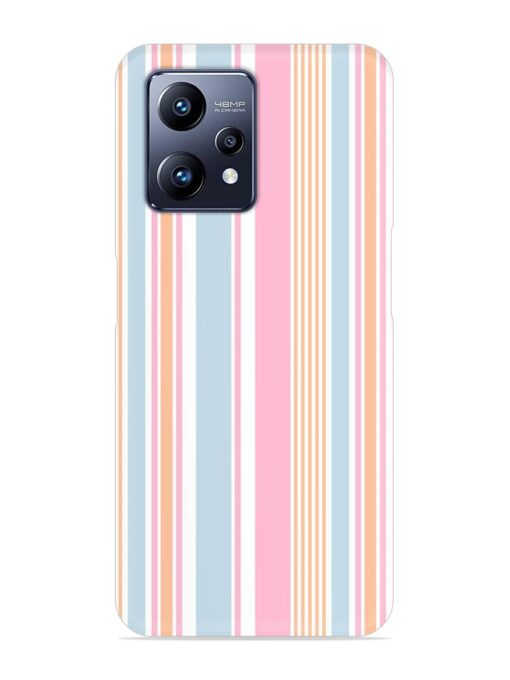 Stripe Seamless Pattern Snap Case for Realme Narzo 50 Pro Zapvi