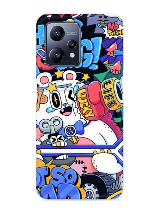 Universal Doodle Snap Case for Realme Narzo 50 Pro Zapvi