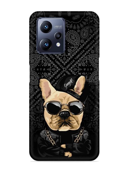 Gangsta Cool Sunglasses Dog Snap Case for Realme Narzo 50 Pro Zapvi