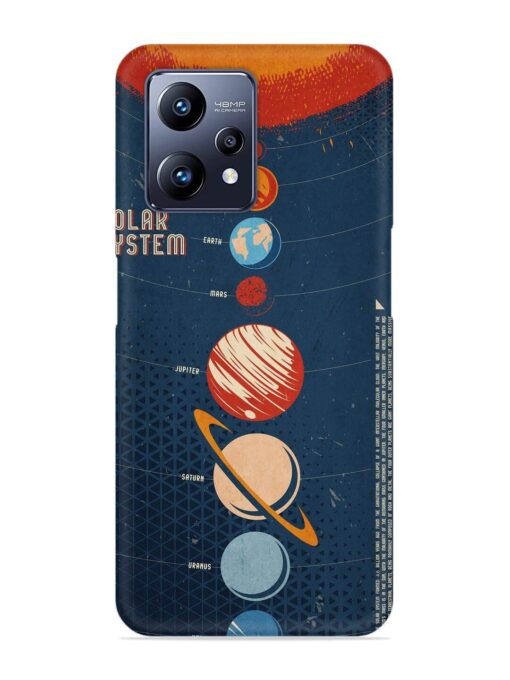 Solar System Vector Snap Case for Realme Narzo 50 Pro