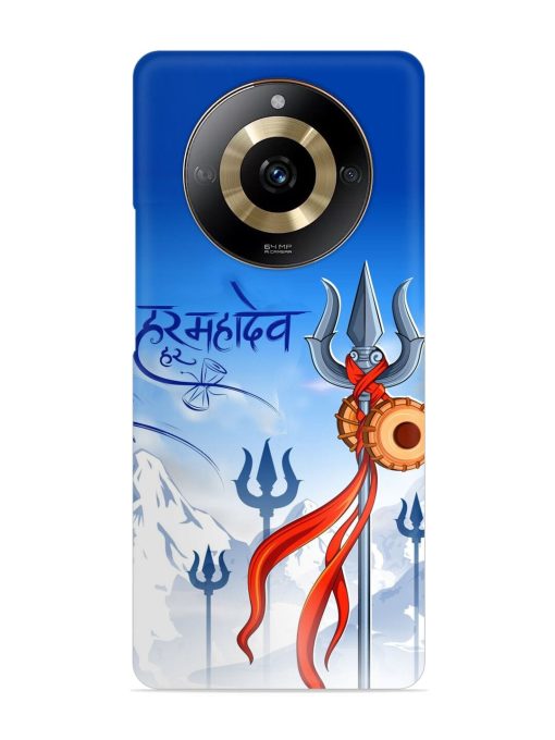 Har Har Mahadev Trishul Snap Case for Realme Narzo 60 (5G) Zapvi