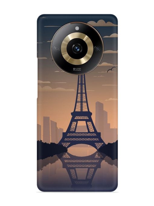 France Paris Eiffel Tower Gradient Snap Case for Realme Narzo 60 (5G) Zapvi