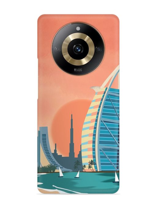 Dubai Architectural Scenery Snap Case for Realme Narzo 60 (5G)