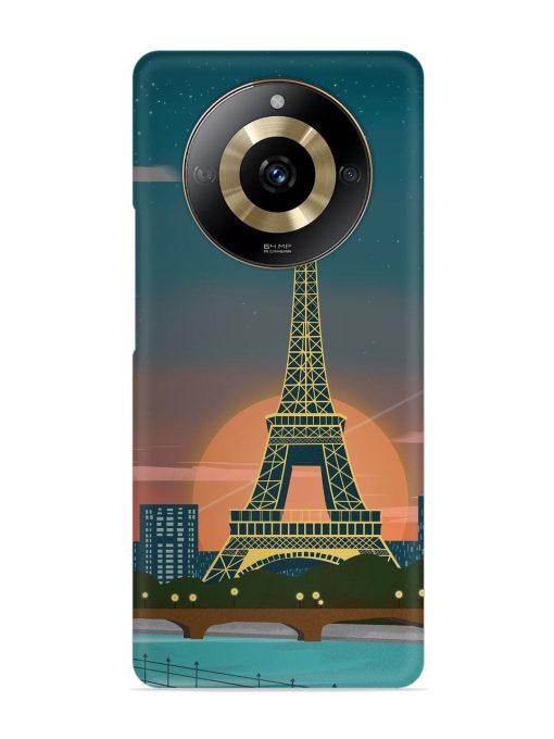 Scenery Architecture France Paris Snap Case for Realme Narzo 60 (5G) Zapvi