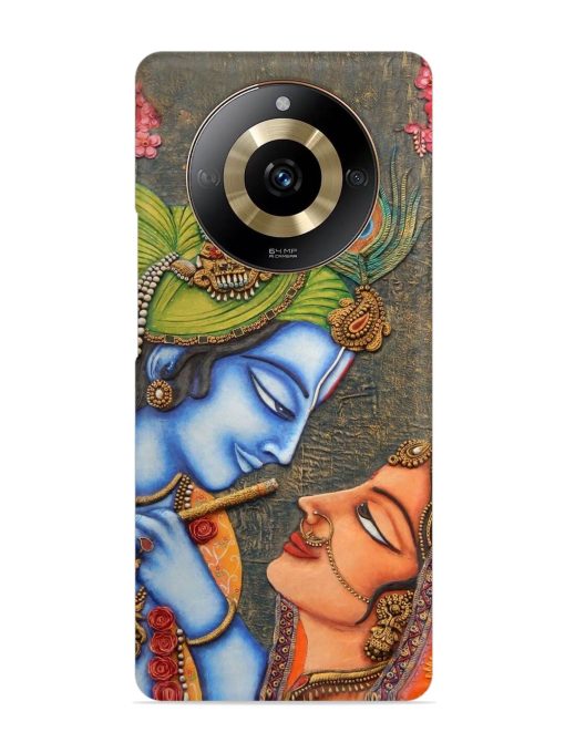 Lord Radha Krishna Flute Art Snap Case for Realme Narzo 60 (5G) Zapvi