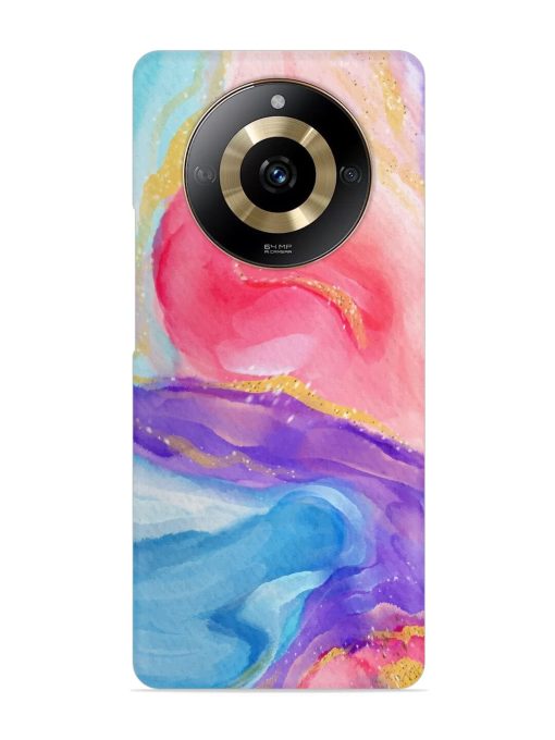 Watercolor Gradient Snap Case for Realme Narzo 60 (5G) Zapvi