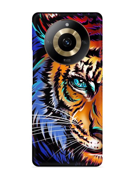 Colorful Lion Art Snap Case for Realme Narzo 60 (5G) Zapvi