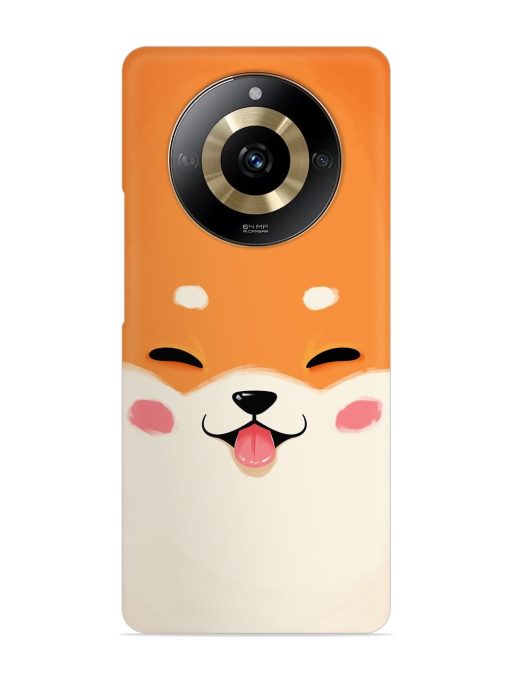 Happy Cat Art Snap Case for Realme Narzo 60 (5G) Zapvi