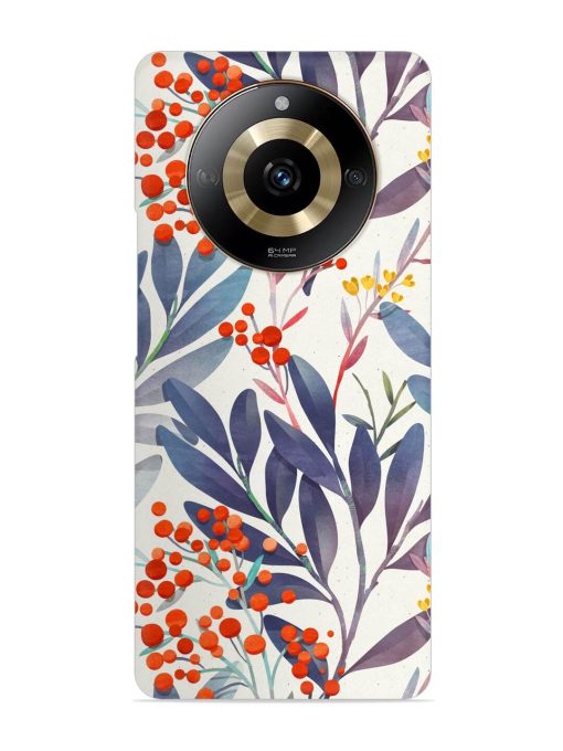 Seamless Floral Pattern Snap Case for Realme Narzo 60 (5G) Zapvi