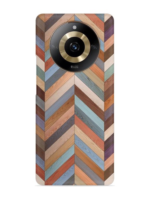 Seamless Wood Parquet Snap Case for Realme Narzo 60 (5G) Zapvi