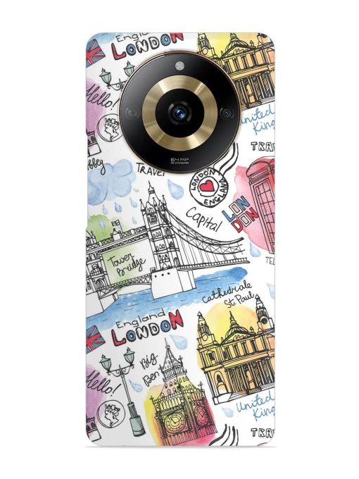 Vector London Landmark Snap Case for Realme Narzo 60 (5G) Zapvi