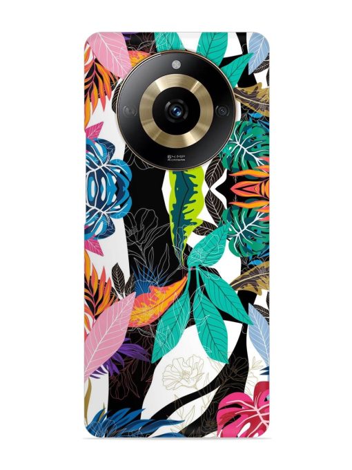 Floral Pattern Bright Snap Case for Realme Narzo 60 (5G)