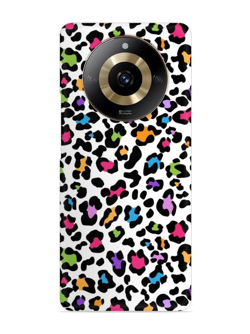 Seamless Leopard Pattern Snap Case for Realme Narzo 60 (5G) Zapvi