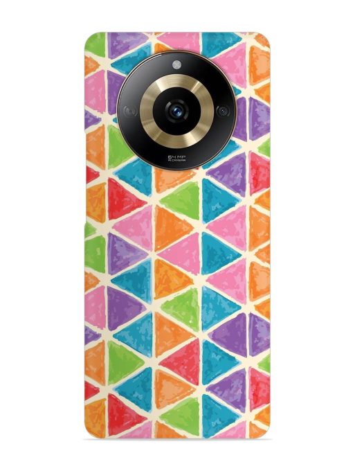 Seamless Colorful Isometric Snap Case for Realme Narzo 60 (5G) Zapvi