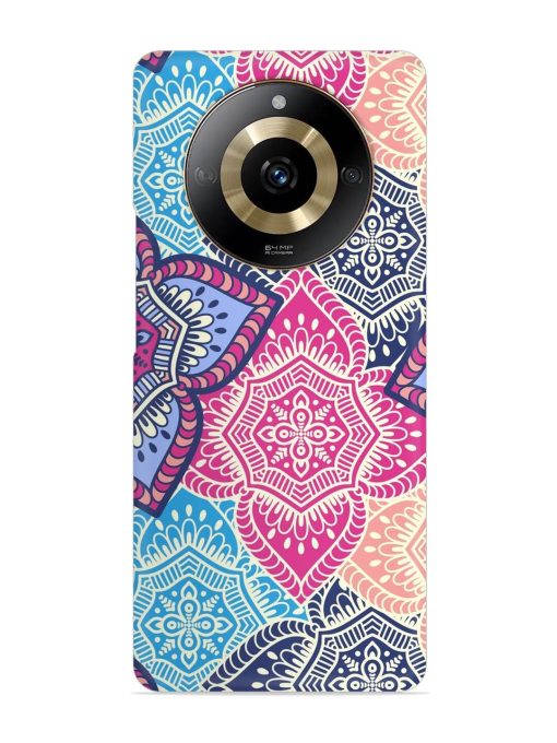 Ethnic Floral Seamless Snap Case for Realme Narzo 60 (5G) Zapvi