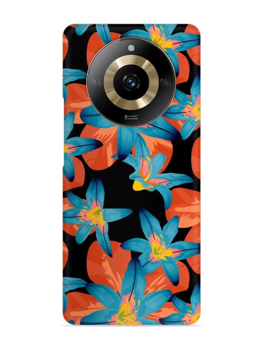 Philippine Flowers Seamless Snap Case for Realme Narzo 60 (5G) Zapvi