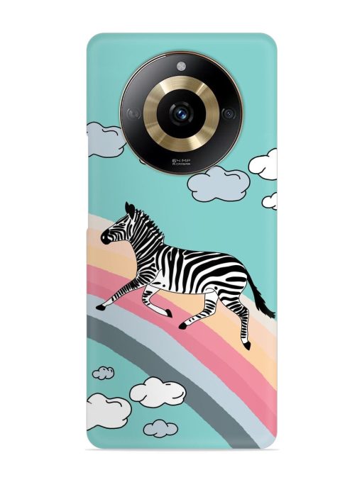 Running Zebra Snap Case for Realme Narzo 60 (5G) Zapvi