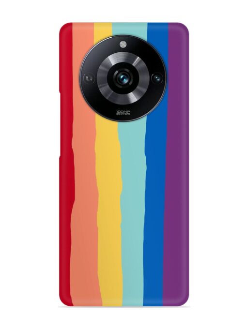 Rainbow Genuine Liquid Snap Case for Realme Narzo 60 Pro (5G)