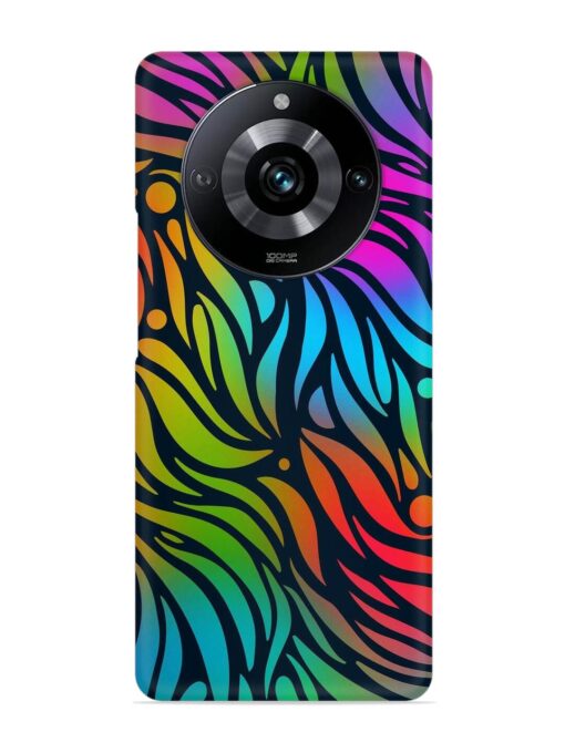 Abstract Leaf Design Snap Case for Realme Narzo 60 Pro (5G) Zapvi