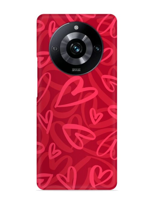 Seamless Romantic Pattern Snap Case for Realme Narzo 60 Pro (5G) Zapvi