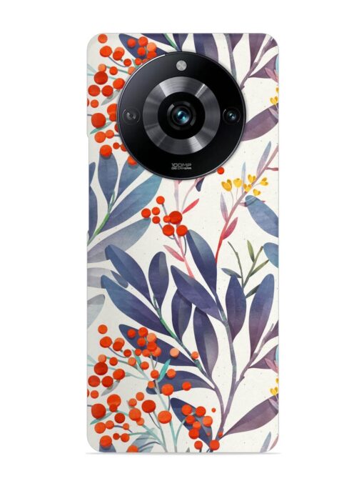 Seamless Floral Pattern Snap Case for Realme Narzo 60 Pro (5G)