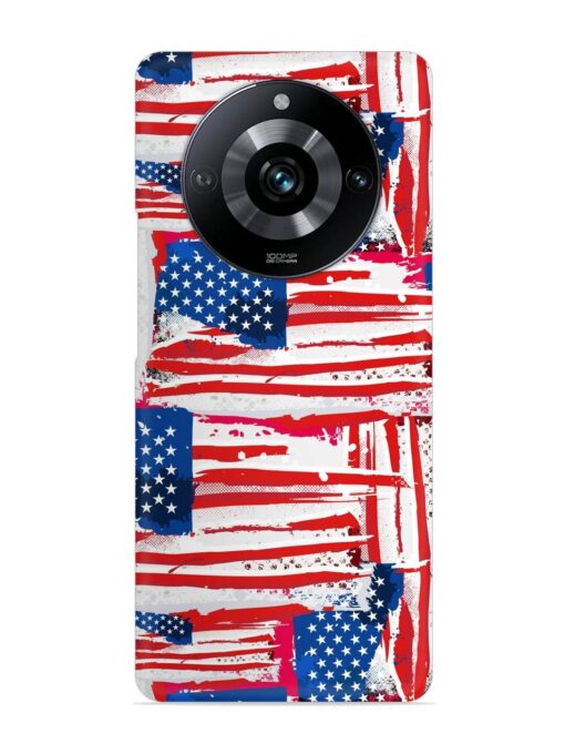 Usa Flag Seamless Snap Case for Realme Narzo 60 Pro (5G)