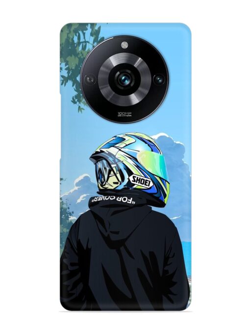 Rider With Helmet Snap Case for Realme Narzo 60 Pro (5G)