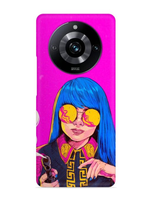 Aesthetic Anime Girl Snap Case for Realme Narzo 60 Pro (5G) Zapvi