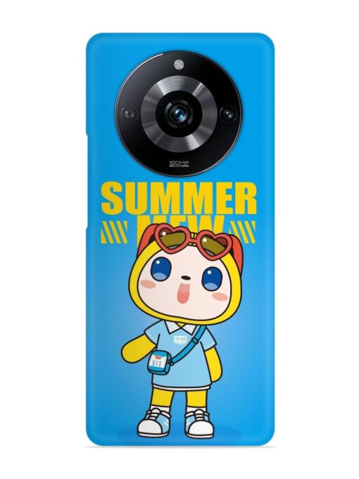 Summer Mew Cartoon Snap Case for Realme Narzo 60 Pro (5G)