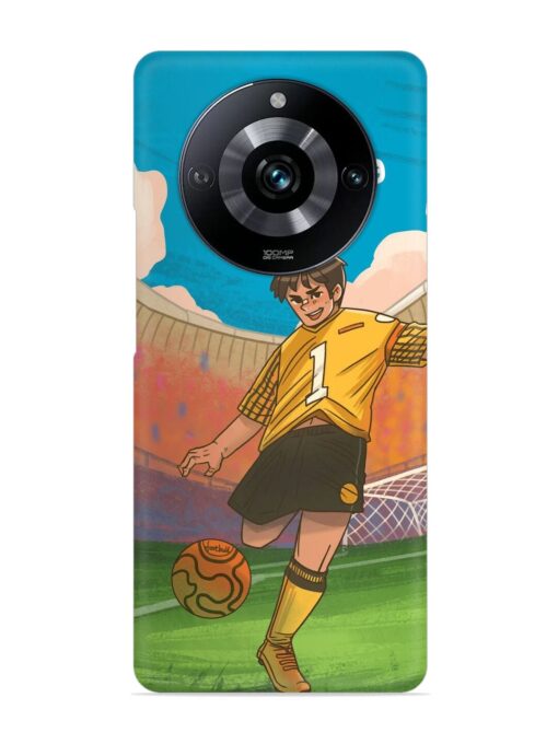 Soccer Kick Snap Case for Realme Narzo 60 Pro (5G) Zapvi