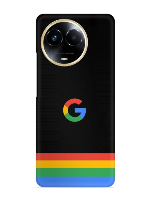 Google Logo Art Snap Case for Realme Narzo 60X (5G)