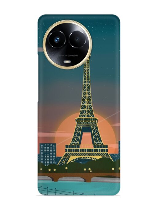 Scenery Architecture France Paris Snap Case for Realme Narzo 60X (5G)