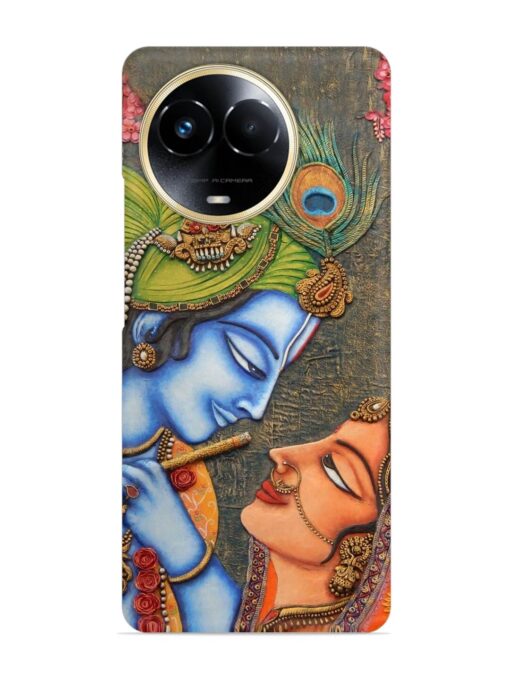 Lord Radha Krishna Flute Art Snap Case for Realme Narzo 60X (5G)