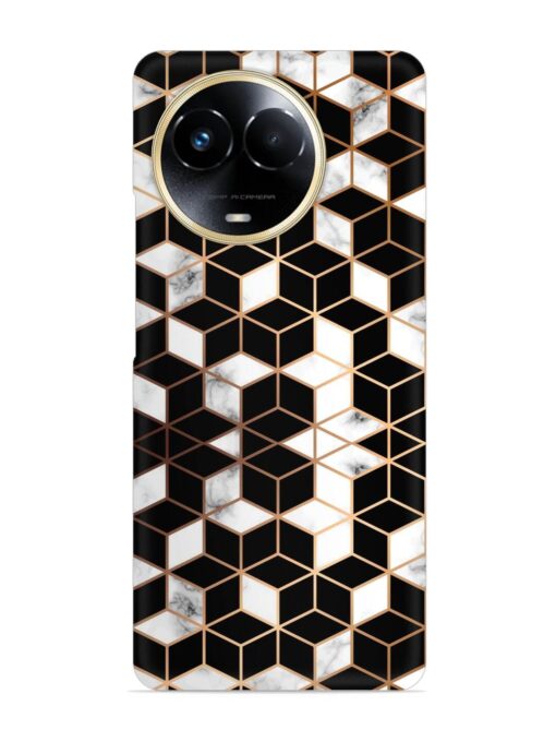 Vector Marble Texture Snap Case for Realme Narzo 60X (5G)