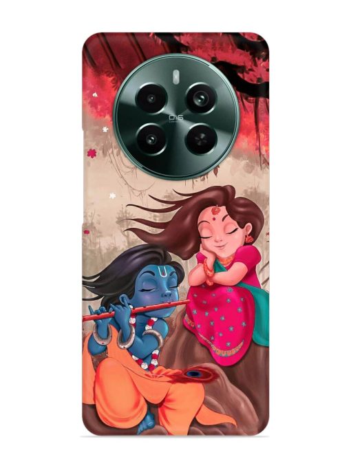 Radhe Krishna Water Art Snap Case for Realme Narzo 70 (5G) Zapvi