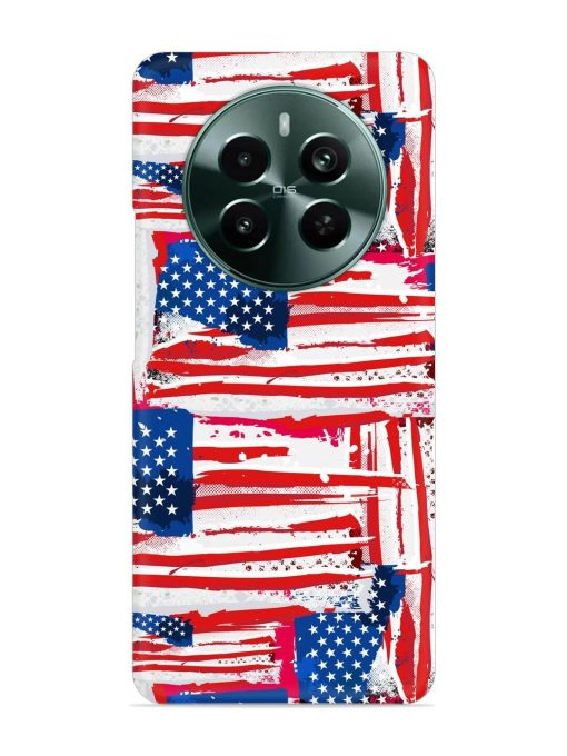 Usa Flag Seamless Snap Case for Realme Narzo 70 (5G) Zapvi