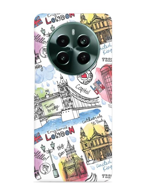 Vector London Landmark Snap Case for Realme Narzo 70 (5G) Zapvi