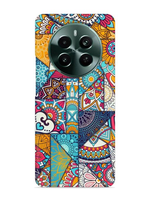 Patchwork Pattern Vintage Snap Case for Realme Narzo 70 (5G) Zapvi