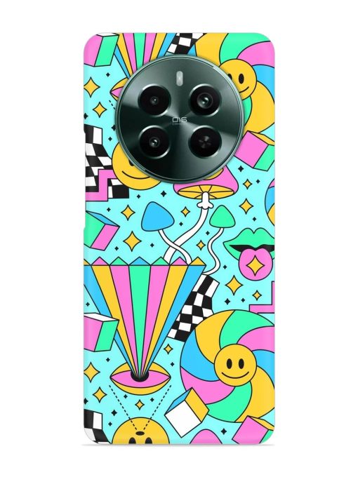 Trippy Rainbow 60S Snap Case for Realme Narzo 70 (5G) Zapvi