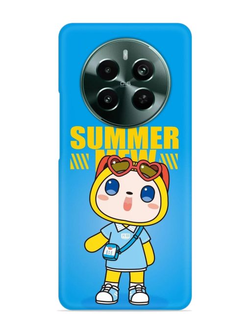 Summer Mew Cartoon Snap Case for Realme Narzo 70 (5G) Zapvi