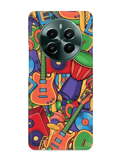 Colorful Music Art Snap Case for Realme Narzo 70 (5G) Zapvi