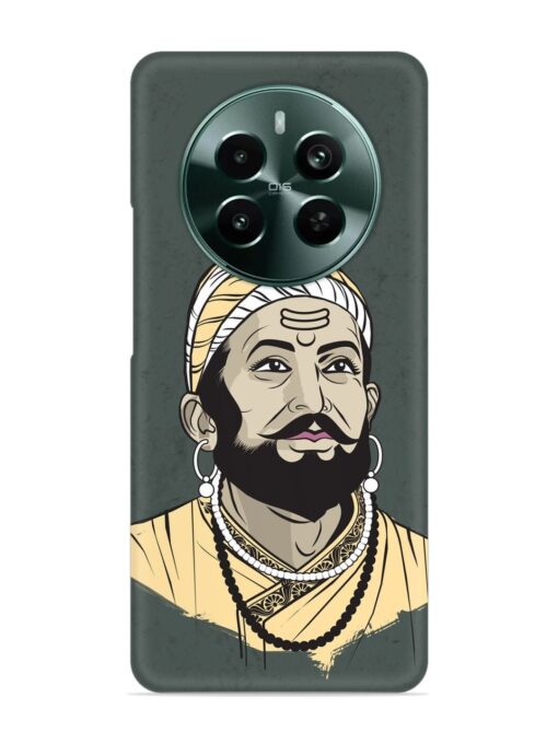 Shivaji Maharaj Vector Art Snap Case for Realme Narzo 70 Pro (5G) Zapvi