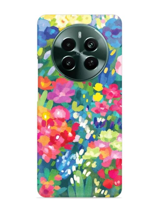 Watercolor Flower Art Snap Case for Realme Narzo 70 Pro (5G) Zapvi